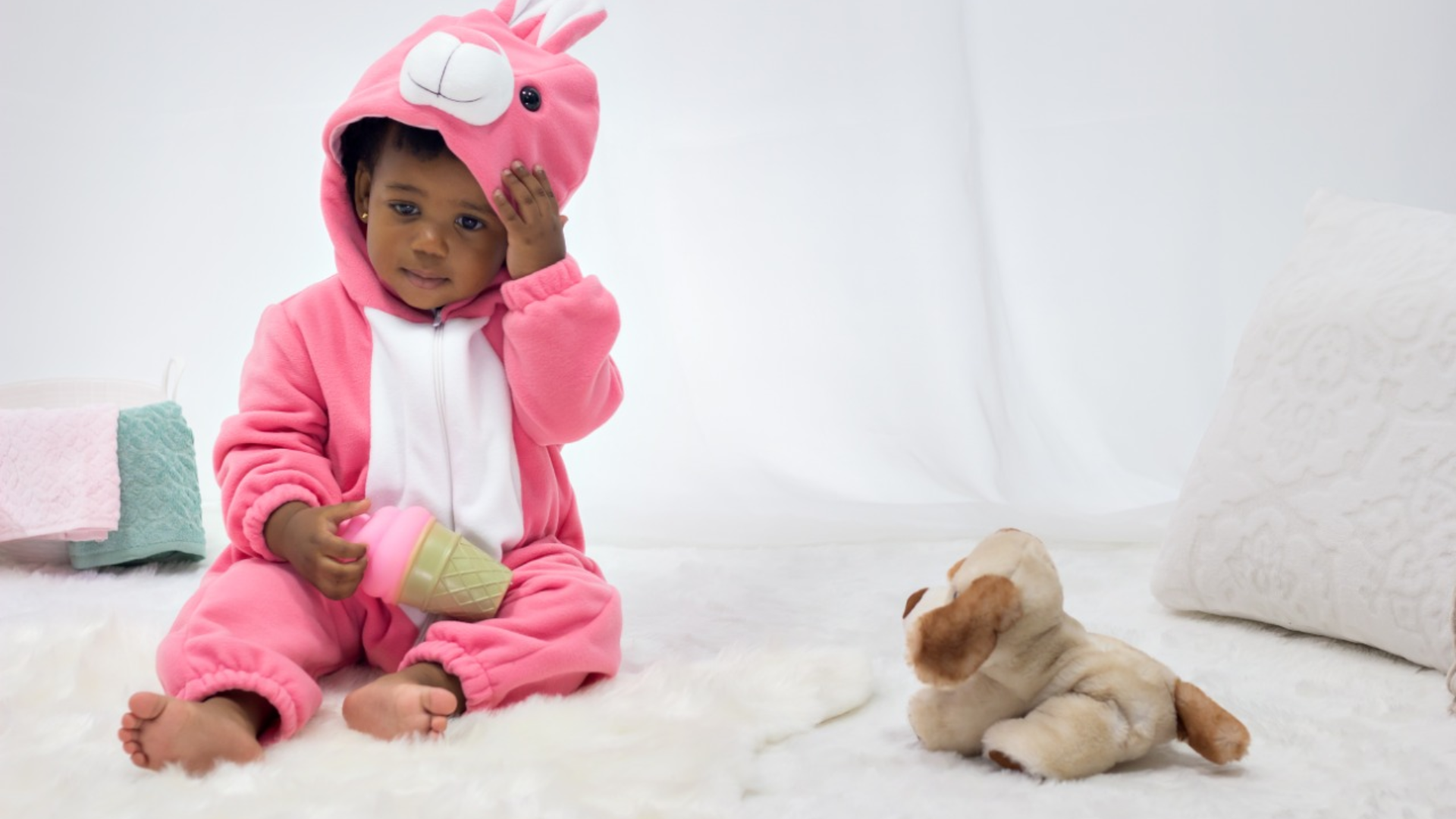 Macacão Pijama Kigurumi Infantil Bebê Baby Bichinho: Gatinho (Rosa